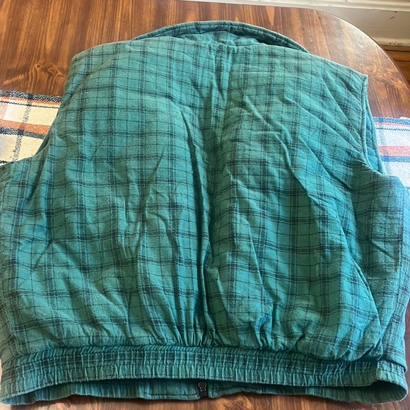 Vintage 90s NW territory quilted flannel vest - Picture 5 of 5